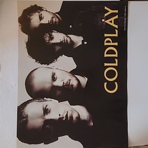 Lot of (2) COLDPLAY British Rock Band Group Posters (2003)